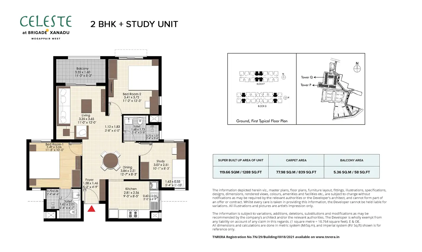 Brigade Xanadu Floor Plan 3