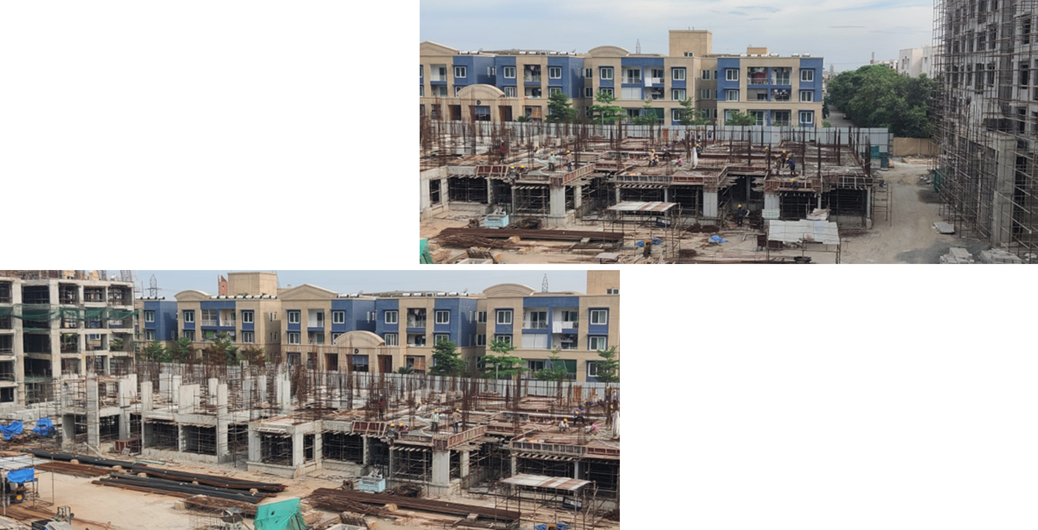 Brigade Xanadu Bonito F : Structural work for 1st & 2nd floor work in progress – Status as of June 2023