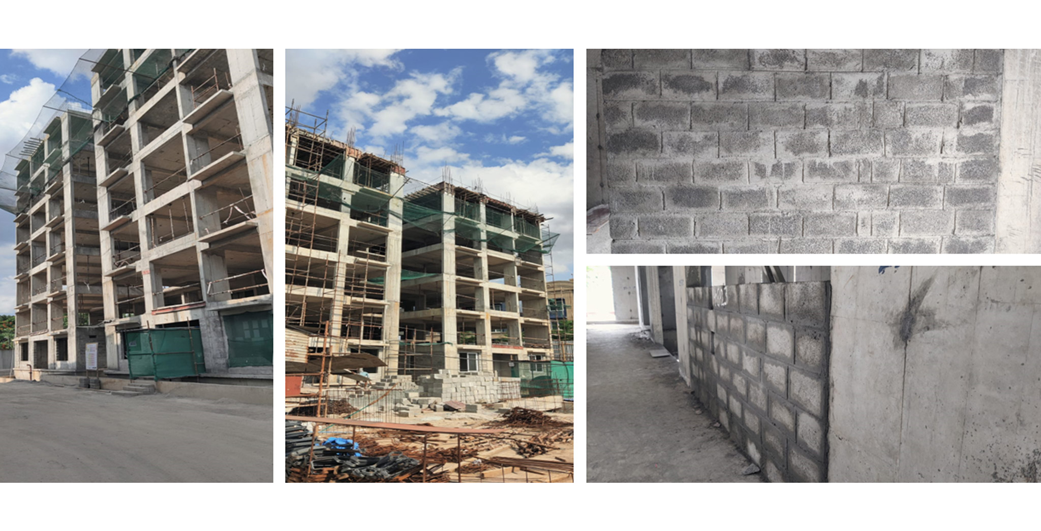 Brigade Xanadu Bonito Block E : Structure work for 6th & Terrace floor in progress. Blockwork in progress – Status as of July 2023