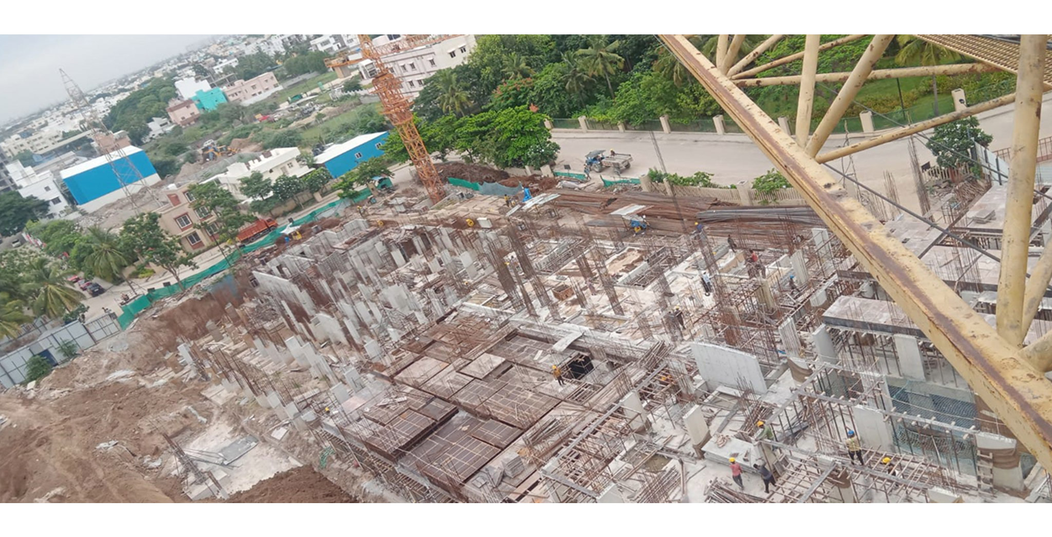 Brigade Xanadu Celeste Block M : Ground Floor & 1st Floor slab works are in progress – Status as of June 2023