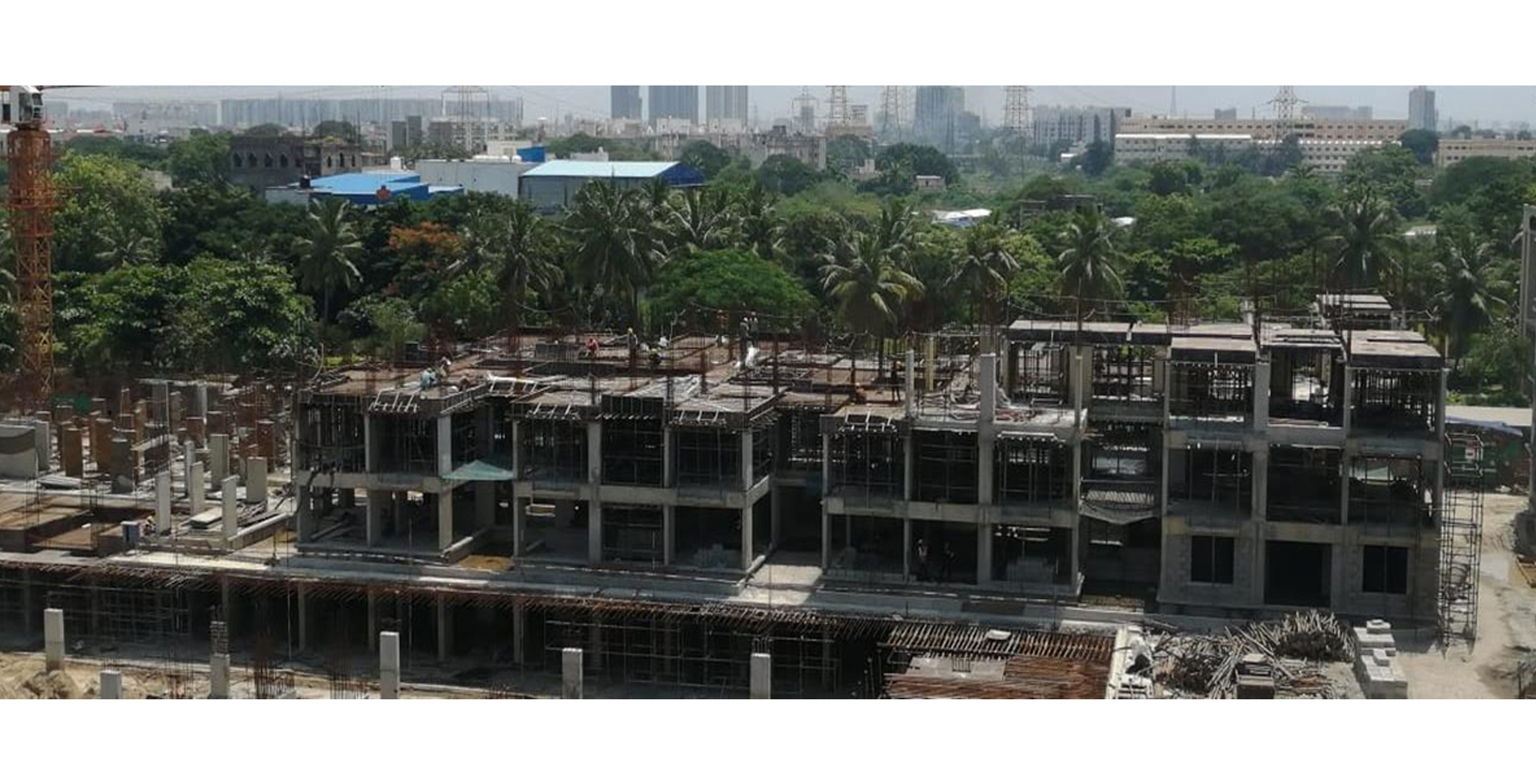 Brigade Xanadu Celeste Block M : Ground, 1st & 2nd floor slab works are in progress – Status as of August 2023