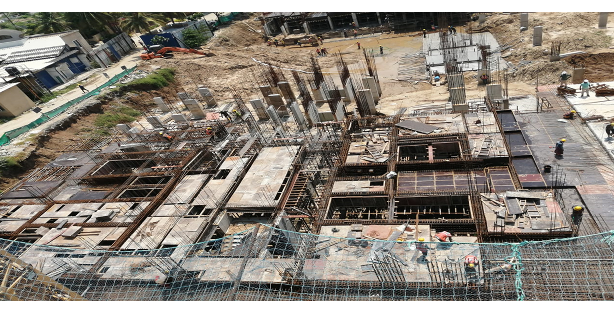 Brigade Xanadu Celeste Block R : Foundation & Ground floor slab works are in progress – Status as of August 2023